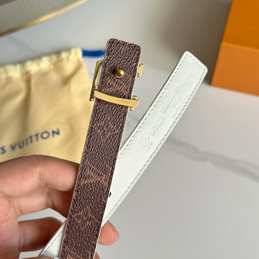 Pronta Entrega – Cinto Modelo Lоuіѕ Vuіttоn Reversível LV Iconic 20 mm
