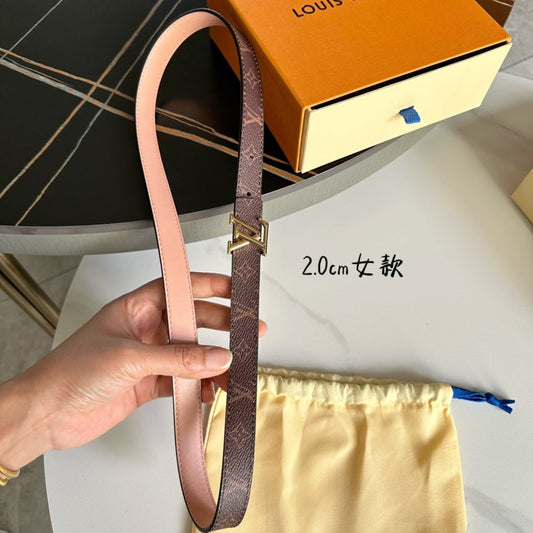 Pronta Entrega – Cinto Modelo Lоuіѕ Vuіttоn Reversível LV Iconic 20 mm