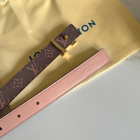 Pronta Entrega – Cinto Modelo Lоuіѕ Vuіttоn Reversível LV Iconic 20 mm