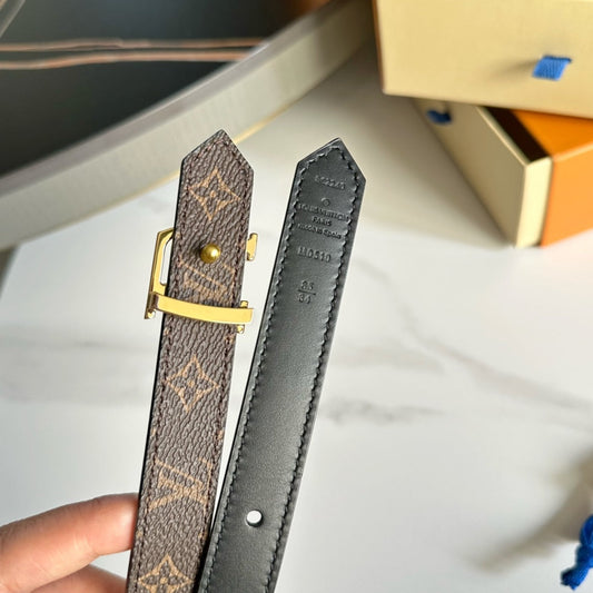 Pronta Entrega – Cinto Modelo Lоuіѕ Vuіttоn Reversível LV Iconic 20 mm