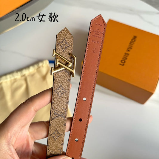 Pronta Entrega – Cinto Modelo Lоuіѕ Vuіttоn Reversível LV Iconic 20 mm