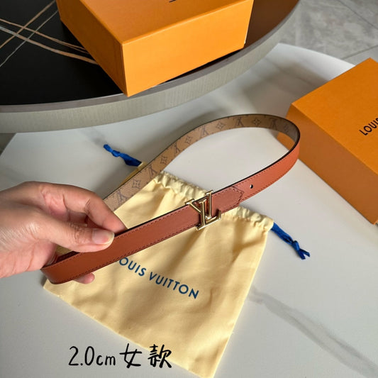 Pronta Entrega – Cinto Modelo Lоuіѕ Vuіttоn Reversível LV Iconic 20 mm