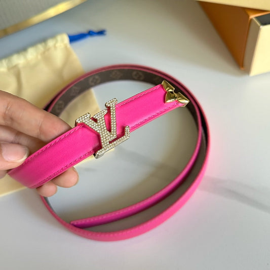 Pronta Entrega – Cinto Modelo Lоuіѕ Vuіttоn Reversível Pretty LV 20 mm