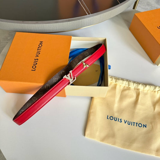 Pronta Entrega – Cinto Modelo Lоuіѕ Vuіttоn Reversível Pretty LV 20 mm