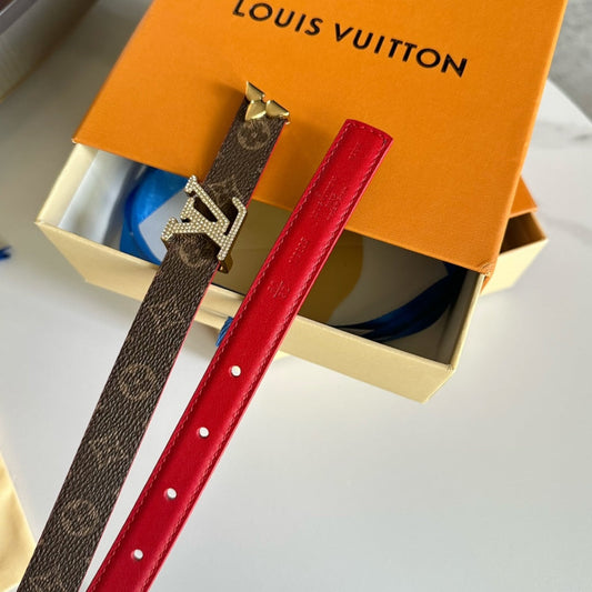 Pronta Entrega – Cinto Modelo Lоuіѕ Vuіttоn Reversível Pretty LV 20 mm