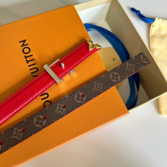 Pronta Entrega – Cinto Modelo Lоuіѕ Vuіttоn Reversível Pretty LV 20 mm