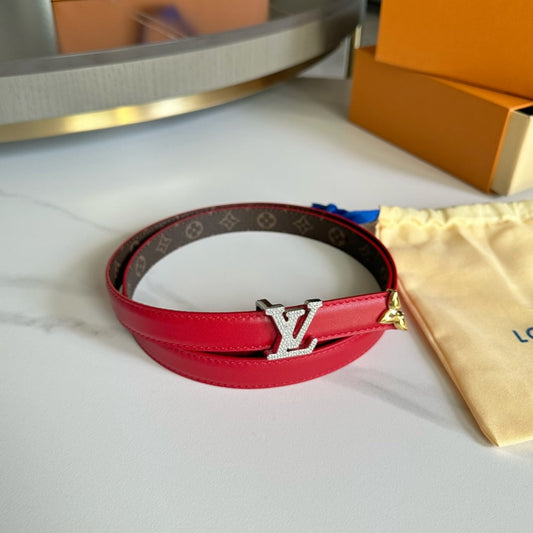 Pronta Entrega – Cinto Modelo Lоuіѕ Vuіttоn Reversível Pretty LV 20 mm