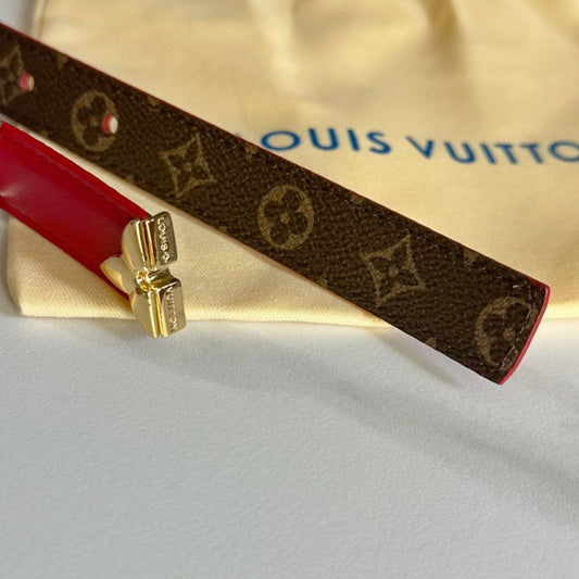 Pronta Entrega – Cinto Modelo Lоuіѕ Vuіttоn Reversível Pretty LV 20 mm