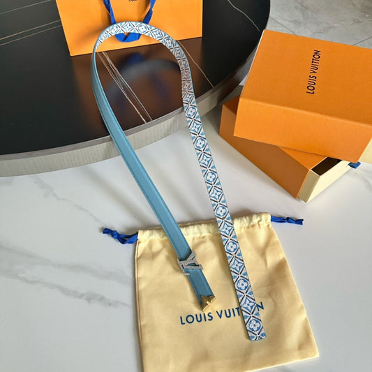Pronta Entrega – Cinto Modelo Lоuіѕ Vuіttоn Reversível Pretty LV 20 mm