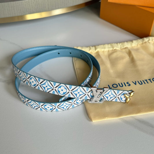 Pronta Entrega – Cinto Modelo Lоuіѕ Vuіttоn Reversível Pretty LV 20 mm