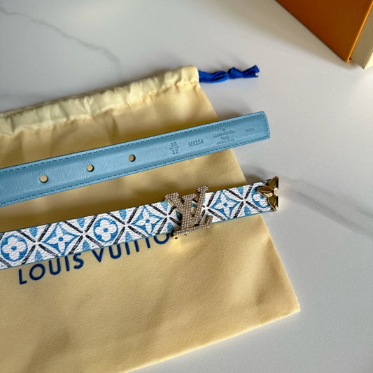 Pronta Entrega – Cinto Modelo Lоuіѕ Vuіttоn Reversível Pretty LV 20 mm