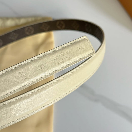 Pronta Entrega – Cinto Modelo Lоuіѕ Vuіttоn Reversível Pretty LV 20 mm
