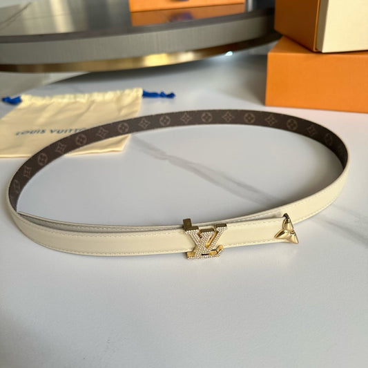 Pronta Entrega – Cinto Modelo Lоuіѕ Vuіttоn Reversível Pretty LV 20 mm