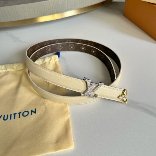 Pronta Entrega – Cinto Modelo Lоuіѕ Vuіttоn Reversível Pretty LV 20 mm
