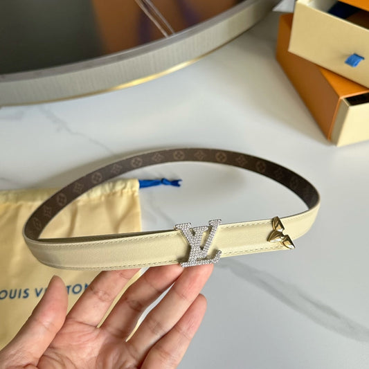 Pronta Entrega – Cinto Modelo Lоuіѕ Vuіttоn Reversível Pretty LV 20 mm