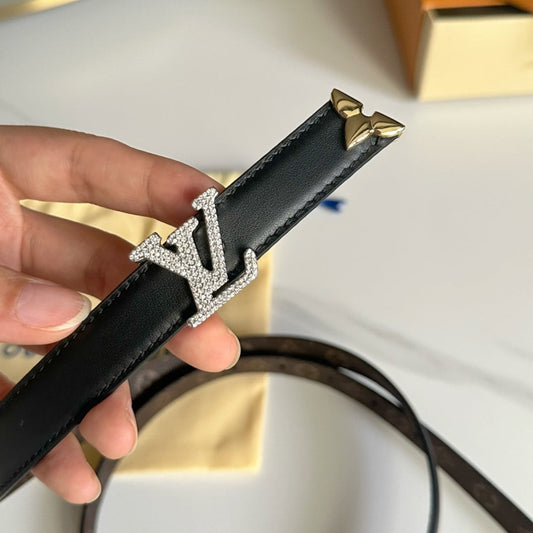 Pronta Entrega – Cinto Modelo Lоuіѕ Vuіttоn Reversível Pretty LV 20 mm