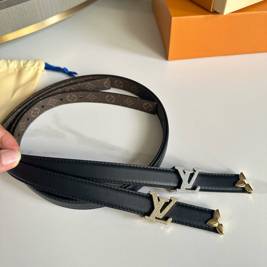 Pronta Entrega – Cinto Modelo Lоuіѕ Vuіttоn Reversível Pretty LV 20 mm
