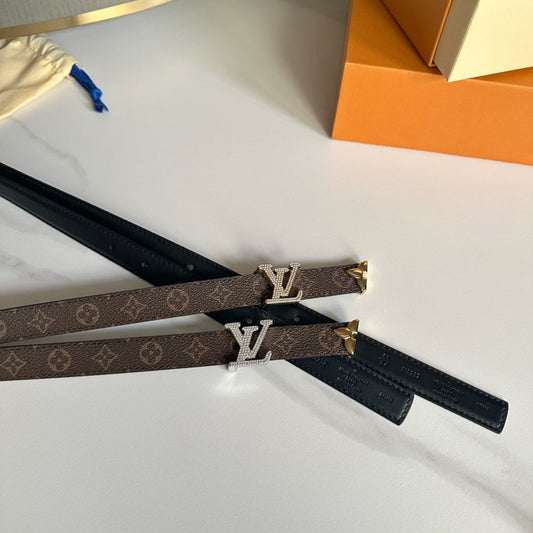 Pronta Entrega – Cinto Modelo Lоuіѕ Vuіttоn Reversível Pretty LV 20 mm