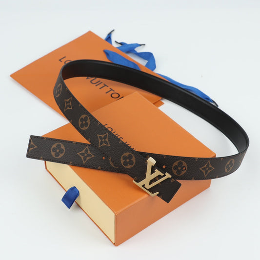 Pronta Entrega – PRONTA-ENTREGA – Cinto Modelo Louis Vuitton Reversível LV Initiales 30 mm
