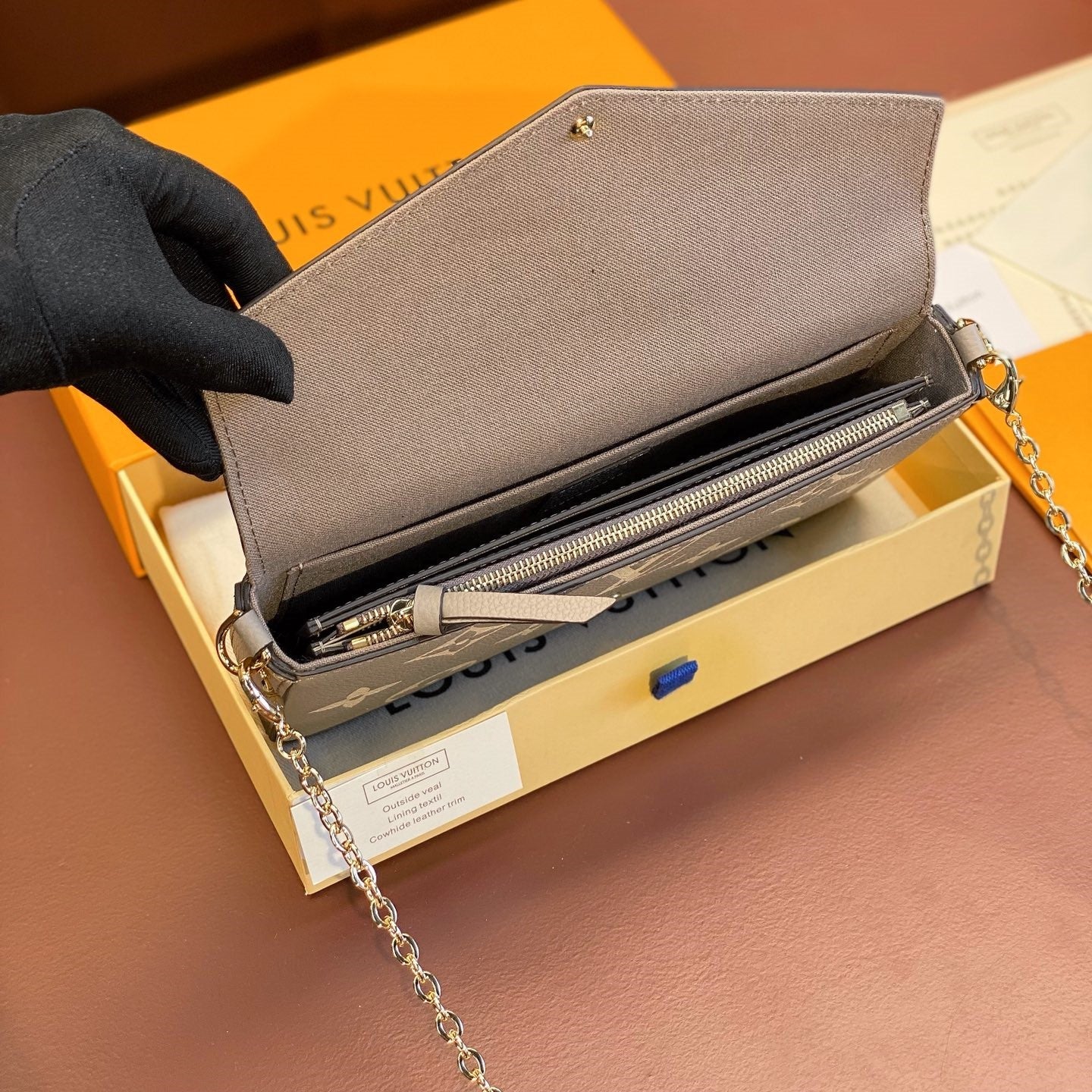 Pronta Entrega – Bolsa Modelo Louis Vuitton Felicie Pochette