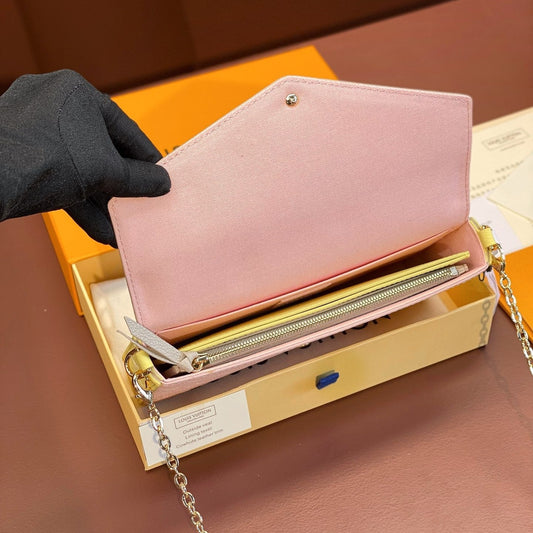 Pronta Entrega – Bolsa Modelo Louis Vuitton Felicie Pochette