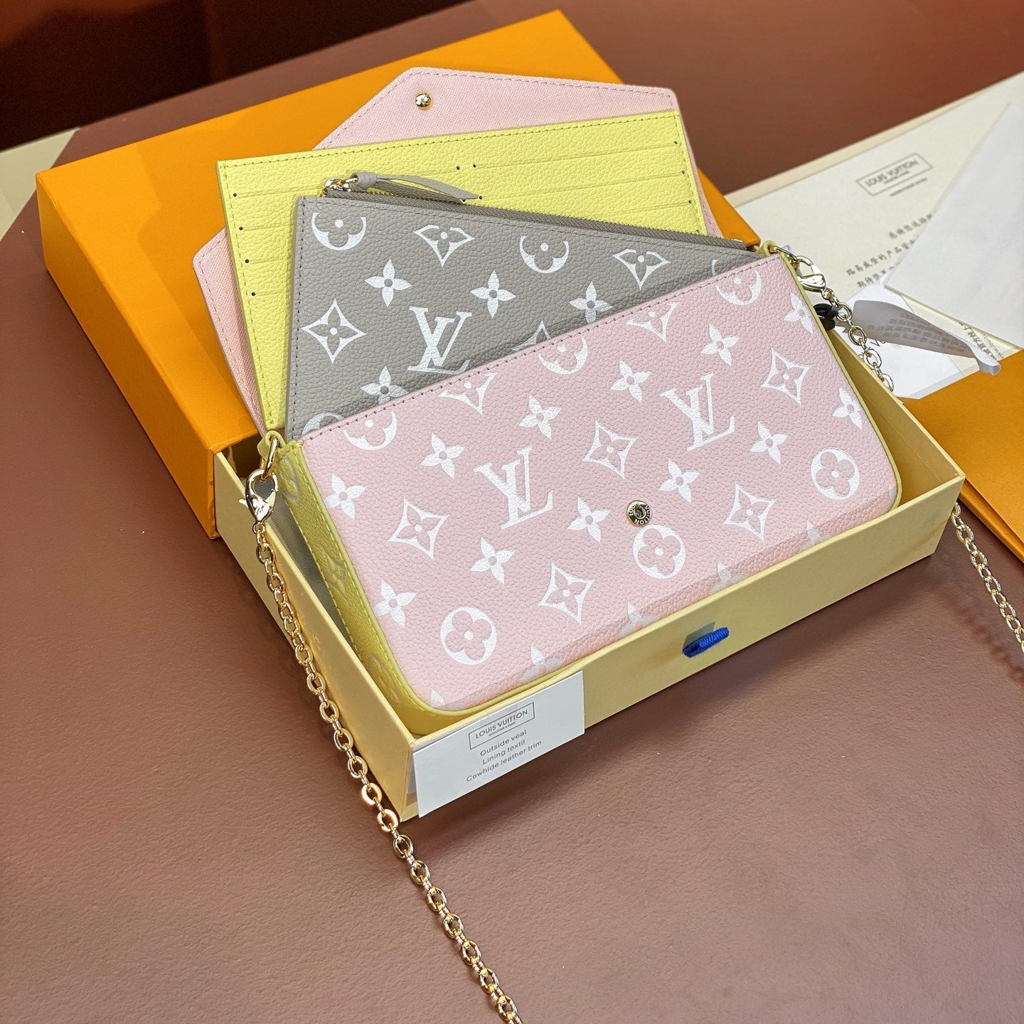 Pronta Entrega – Bolsa Modelo Louis Vuitton Felicie Pochette