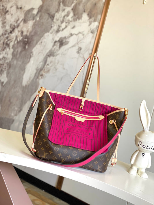 Pronta Entrega – Bolsa Neverfull Bandoulière Inside Out MM