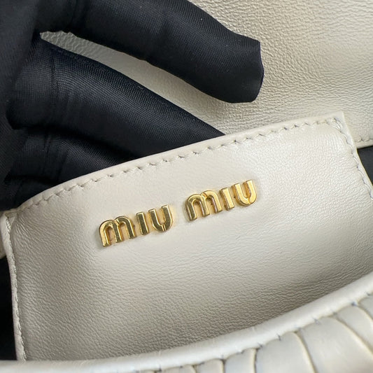 Pronta Entrega – Bolsa Miu Miu Mini em Couro Nappa Matelassé