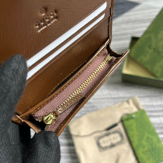 Pronta Entrega – Porta-cartões Modelo Gucci Horsebit 1955