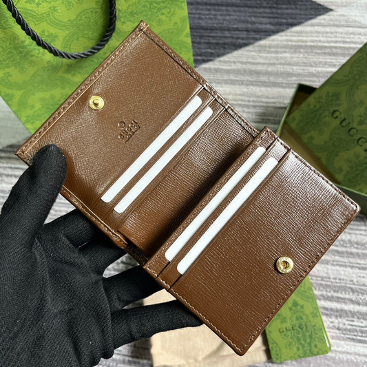 Pronta Entrega – Porta-cartões Modelo Gucci Horsebit 1955