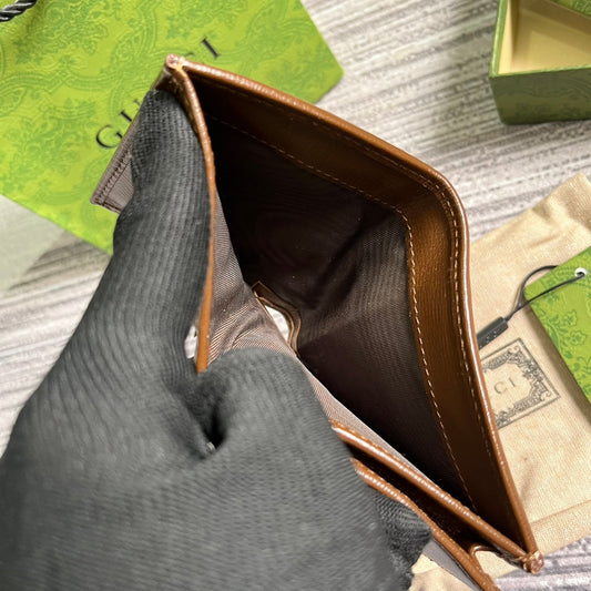 Pronta Entrega – Porta-cartões Modelo Gucci Horsebit 1955