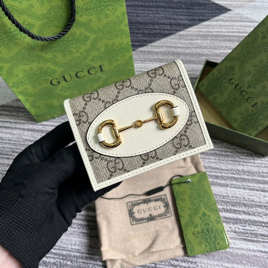 Pronta Entrega – Porta-cartões Modelo Gucci Horsebit 1955