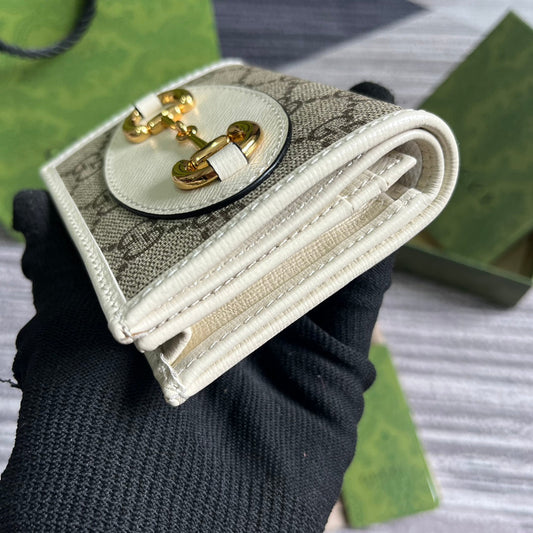 Pronta Entrega – Porta-cartões Modelo Gucci Horsebit 1955