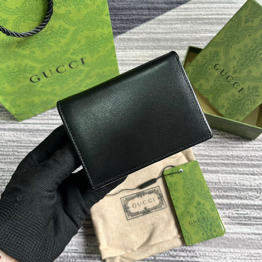 Pronta Entrega – Carteira Porta Cartões Modelo Gucci Horsebit 1955