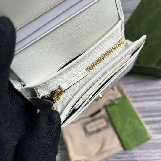 Pronta Entrega – Carteira Porta Cartões Modelo Gucci Horsebit 1955