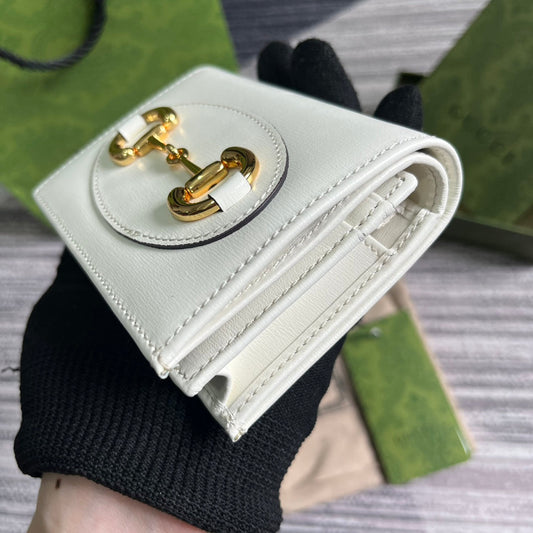 Pronta Entrega – Carteira Porta Cartões Modelo Gucci Horsebit 1955