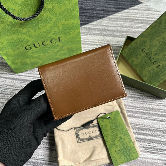 Pronta Entrega – Carteira Porta Cartões Modelo Gucci Horsebit 1955
